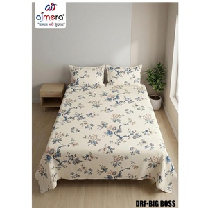 Juego de Sábanas Ajmera con Estampado Floral, 100% Algodón, 4 Piezas, Clásico, Transpirable, Impresión Reactiva, Colección de Ropa de Cama para el Hogar - Product Image 1