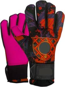 Gants professionnels de gardien de but coupe hybride avec logo personnalisé en latex de 4mm parfaits pour le football fabriqués au Pakistan - Product Image 4