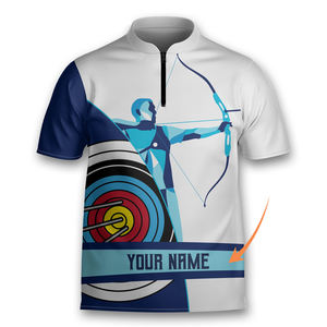Camiseta Deportiva Personalizada al por Mayor para Equipos de Tiro con Arco, de Secado Rápido, Transpirable, para Exteriores, de Alto Rendimiento y Elástica - Product Image 6