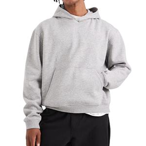 Fabricant OEM – Sweat à capuche décontracté personnalisé pour homme, en coton épais respirant, coupe oversize, idéal pour l'hiver, avec poches, couleurs personnalisables - Product Image 1