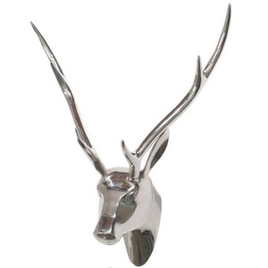 Décoration murale en aluminium bronze antilope de couleur personnalisée avec un design moderne de ferme pour l'hôtel et le bureau - Product Image 1