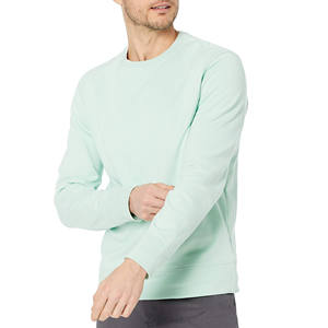 Sudadera sólida de alta calidad para hombre con cuello redondo hecha a medida para hombre, sudadera básica lisa de algodón con manga larga - Product Image 1