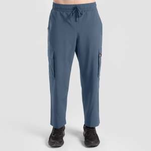 Pantalon de golf baggy taille haute pour homme, coupe micro-ajustée, taille XL, en tissu tissé léger, logo personnalisable, gris foncé, idéal pour l'été et le printemps - Product Image 1