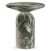 Table basse en marbre vert, granit et travertin, prix d'usine de gros, idéale pour les bureaux et les immeubles, table d'appoint en marbre