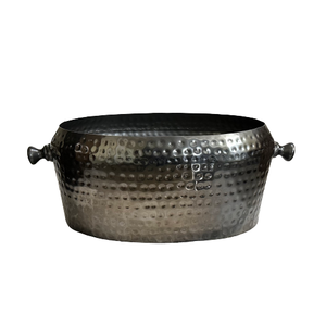 Stainless Steel Hammer Beverage Tubs Large Size Wine Chiller <b>Drink</b> <b>Buckets</b> for Parties Weddings New Design Metal Beverage Tub - Product Image 1
