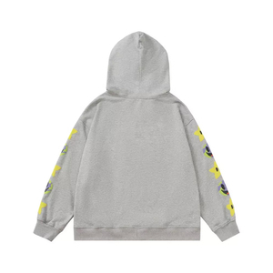 Sudaderas con capucha personalizadas con estampado de abullonado para hombre Sudaderas con capucha pesadas con cremallera de algodón 100% Sudaderas con capucha con cremallera de cara completa con estampado de abullonado de alta calidad - Product Image 2