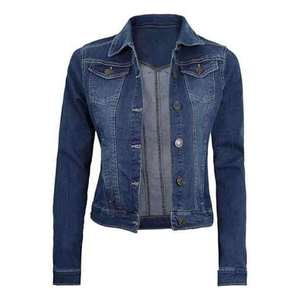 Durable femmes Denim veste 2025 femmes Denim veste de haute qualité en détresse déchiré avec des Accents de fourrure prix de gros OEM - Product Image 4