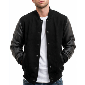 Chaqueta Universitaria de Béisbol Letterman para Hombre, Chaqueta Universitaria de Invierno con Botones, Chaqueta Universitaria Holgada de Béisbol para Hombre - Product Image 2