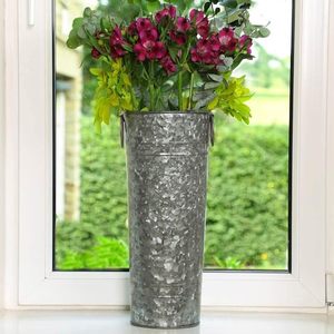 Florero de metal de aluminio de estilo moderno, decoración interior única para el hogar y la boda, recién llegado - Product Image 2