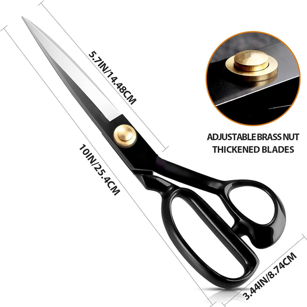 High Quality 6-7 Inches Stainless Steel Smooth Anti-Acid Industrial Grade  Household Tailor Scissors Custom Label Fabric Cutting| Alibaba.com