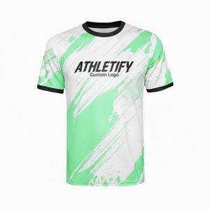 Maillot de football et maillot de football personnalisés avec logo de l'équipe et numéros Vêtements de sport confortables pour le jour du match et les séances d'entraînement - Product Image 1