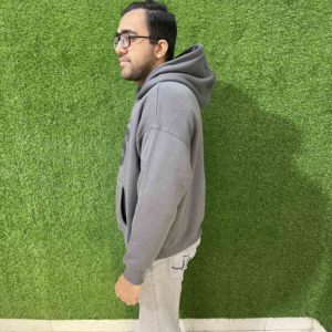 Sudadera con Capucha y Cremallera de Felpa Ecológica Impermeable, de Gran Tamaño, con Estampado Digital Personalizado de Algodón Mezclado de Alta Calidad, Novedad 2026 - Product Image 5