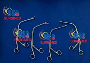 Pinzas Laríngeas Jurasz Nuevas de 19 cm, Juego de 4 Piezas, OEM, Izquierda, Derecha, Superior e Inferior, Instrumentos Aprobados de Calidad Superior - Product Image 2