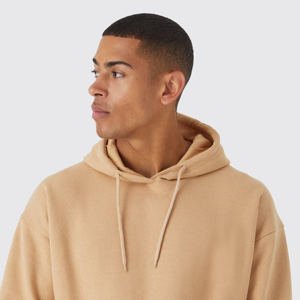 Sudadera con Capucha de Moda Urbana para Hombre, de Alta Calidad, Poliéster/Algodón, Personalizada, con Bolsillo de Forro Polar Digital, Transpirable, Talla Grande, para Invierno, Lisa - Product Image 4