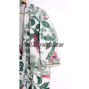 Kimono Vintage 100% Algodón Puro, Estilo Boho, con Cordón Ajustable, Pantalones Cortos Suaves, para Bodas Indias, Damas de Honor - Product Image 4