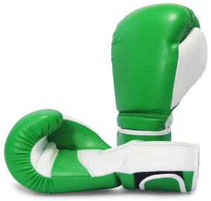 Gants de boxe en cuir de vachette véritable de haute qualité, professionnels avec logo personnalisé OEM Équipement de conditionnement physique Gants de boxe pour hommes - Product Image 6
