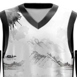 เสื้อบาสเก็ตบอลพิมพ์ซับลิเมชัน2023แห้งเร็วเครื่องแบบผู้ใหญ่ใส่สบายระบายอากาศไซส์ใหญ่พิเศษ - Product Image 2