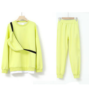 Conjunto Deportivo de 2 Piezas para Hombre, Invierno, Azul Claro, con Capucha, Transpirable, Cintura Elástica, Sudadera y Pantalones Jogger, 100% Algodón, Casual - Product Image 3