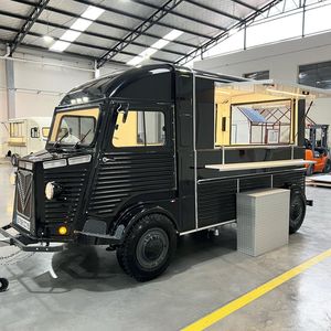 Food Truck Violet 4,8 m Style Classique Vintage Corps en Acier Inoxydable Compartiments Isolés Prêt à l'Utilisation Extérieure Prêt à l'Exportation - Product Image 6