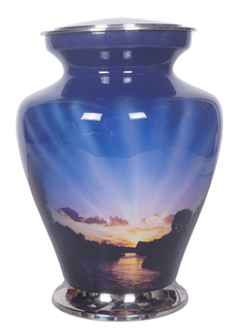 Urnas de cremación de estilo americano Premium para cenizas humanas Suministros funerarios Premium - Product Image 6