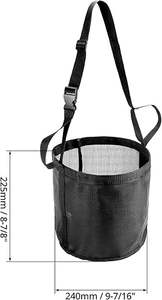 Sac d'alimentation pour chevaux pour céréales-Mangeoire à grains en maille durable avec sangle réglable, coussin de cou et de nez confortable Sac d'alimentation pour museau de cheval - Product Image 2