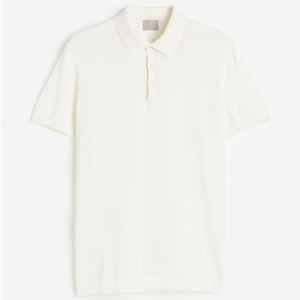 High Quality Men's <b>Polo</b> Shirt Short Sleeve Breathable Cotton Slim Fit Casual Business Solid <b>White</b> Golf T-Shirt Wholesale Vendor - Product Image 6