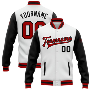 Chaqueta universitaria Letterman de béisbol con diseño personalizado de buena calidad para hombre chaqueta colorida de moda con logotipo - Product Image 1