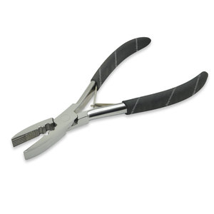Outils d'extension de cheveux longs en acier inoxydable avec poignée Pince à micro-perle argentée - Product Image 2