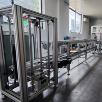 Sistema de Transporte de Cadenas para Palets de Alta Resistencia con Módulos Acumuladores Automáticos para Centros de Distribución Logística de Almacenes