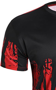 Camiseta de manga corta de alta calidad para hombre, camiseta de sublimación, última moda, peso ligero, 100% algodón, camiseta estampada holgada para hombre - Product Image 6