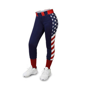 Uniforme de béisbol de softbol para mujer, logotipo bordado personalizado, Conjunto de jersey y pantalón de secado rápido, servicio OEM para equipos deportivos - Product Image 3