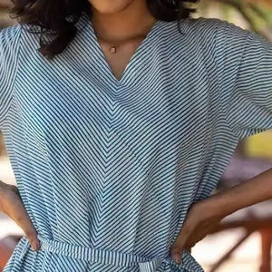 Forro de algodón hecho a mano indio, vestido de viaje y oficina, vestido personalizado para novia, regalo de boda, vestido de verano, Vestido de playa - Product Image 1