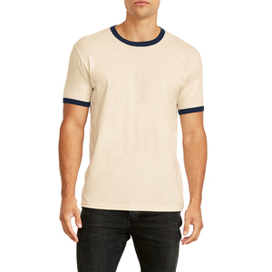 เสื้อยืดริงเกอร์แขนสั้นสำหรับผู้ใหญ่และชาย - Product Image 1
