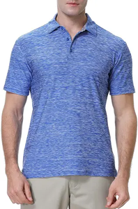 Polo de golf pour hommes Comfort Fit T-shirt en coton et en polyester avec logo imprimé brodé sur mesure pour l'extérieur et l'intérieur - Product Image 3