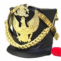 Casco Shako de la Gran Armada Francesa, Placa de Lote en Latón Prensado, Época Napoleónica