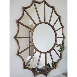 <b>Leave</b> Design Wall Mirror Home Decor Design Indoor Classic And Modern Decor Mirror Multiple Finishing Designs - Product Image 3