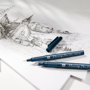 Stylo à dessin SIMBALION DP54 0,5 Ligne fine Marqueur permanent Non toxique Encre à base d'eau Virtuellement imperméable Papier Plastique - Product Image 3