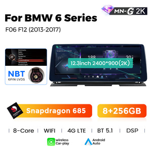 Navifly Snapdragon 685 più recente sistema Android 2K schermo 8 + 256GB di navigazione per auto per BMW 6 serie F06 F12 2010-2017 supporto 360 Cam - Product Image 5