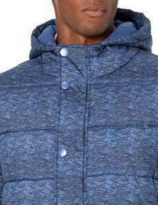 Venta al por mayor chaqueta Puffer logotipo personalizado OEM impreso de alta calidad personalizado chaqueta de invierno para los hombres de la burbuja Puffer chaqueta al aire libre - Product Image 4