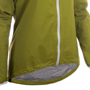 Chaqueta impermeable elegante para mujer para todas las estaciones, cuello levantado, tela recubierta a prueba de viento, cremallera tejida, fabricante al por mayor - Product Image 3