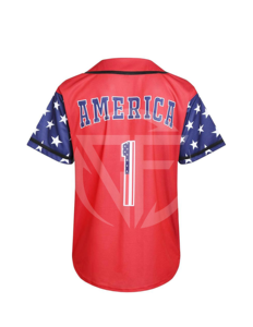 เสื้อเบสบอลของผู้ชายเสื้อผ้ากีฬาระบายอากาศได้ดีขนาดพิเศษสำหรับผู้ใหญ่ขนาดพลัสไซส์ - Product Image 2