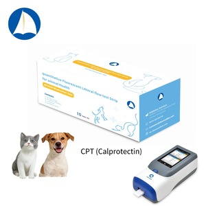 ชุดทดสอบเร็วสำหรับสัตว์เลี้ยง ตรวจการอักเสบด้วยสารเรืองแสง Cpt Calprotectin ราคาโรงงาน ใช้เวลา 10 นาที ช่วงการวัด 0-200 ไมโครกรัม/มิลลิลิตร - Product Image 1