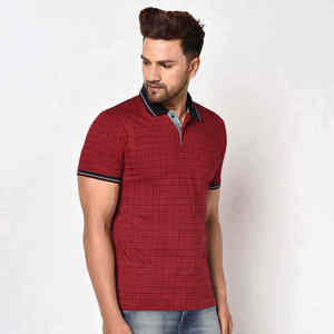 Nouveau polo pour homme 100% coton coupe confortable et design unique avec des couleurs unies pour une tenue décontractée - Product Image 2