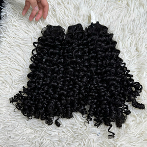 Le génie invisible du Vietnam pour femmes Sexy Straight Deep Curly Wave Styles Machine Double Weft Remy Human Chemical Processing Aucun - Product Image 2