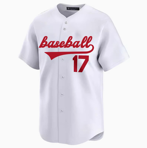Camiseta de Béisbol Juvenil Personalizada, Uniforme de Equipo Sublimado en Blanco, Ropa Deportiva de Manga Corta - Product Image 3