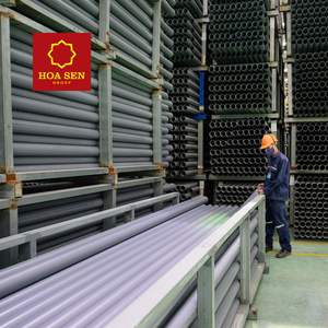 Tuyau de drainage en PVC blanc gris de fabrication vietnamienne, écologique, en vente chaude, à bas prix, personnalisé en usine - Product Image 6