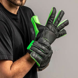 Doigt de protection respirant Football gardien gants professionnel gardien gants allemand Latex 4mm Football gants - Product Image 3