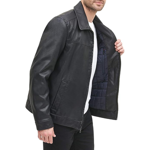 Top Latest Trending Wholesale Custom <b>Men</b> Leather <b>Jacket</b> Latest Design Customized Color <b>Men</b> Leather <b>Jacket</b> - Product Image 5