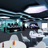 Station de jeu multijoueur d'usine, casque de réalité virtuelle, expérience de parc d'attractions familial, en vente, machine de jeu VR 3D 5D 7D 9D