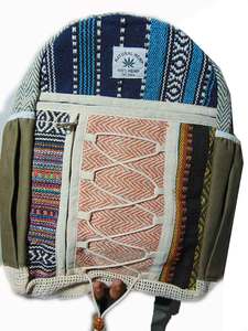 Sac à dos unisexe écologique, durable et imperméable Sac à main à poches multiples Stockage pratique de bouteilles Doublure en coton Sangle Vente en gros - Product Image 2